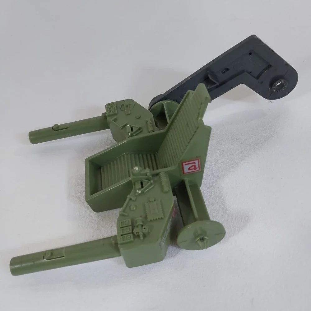 Vintage GI Joe Havoc Parts 1986 Gun Seat With‎ Cannon Guns Parts Only
